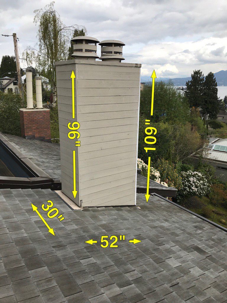 chimney w measurements