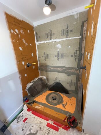 demolished shower